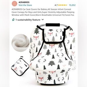 Wilderness Infant Car seat Cover